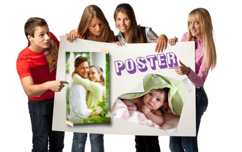 Poster su carta fotografica 